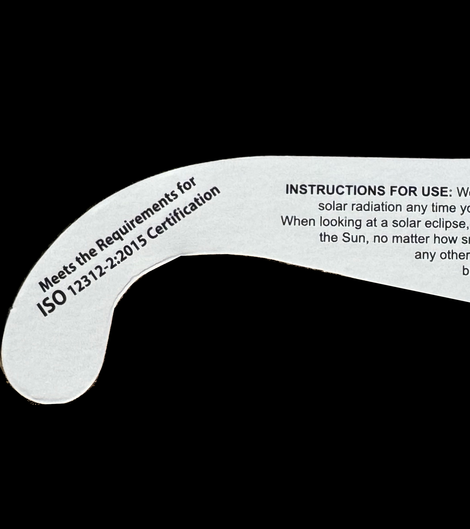 ISO Certified Eclipse Glasses for sale. Where to buy ISO certified eclipse glasses